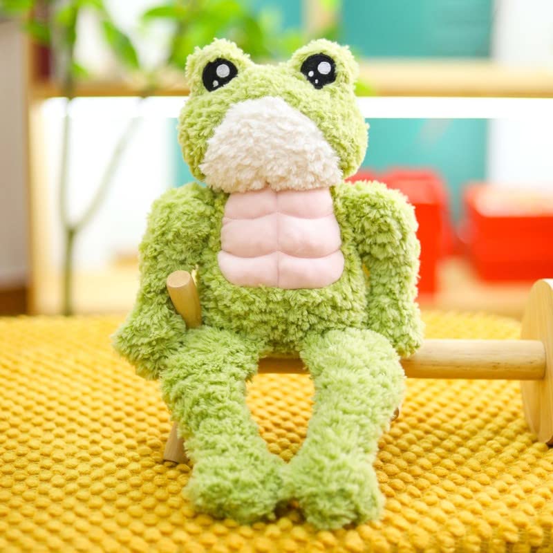 Amazon.co.jp: かわいい筋肉カエルぬいぐるみ励ましの志フィットネス